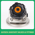 Food grade manual tank bottom diaphragm valves